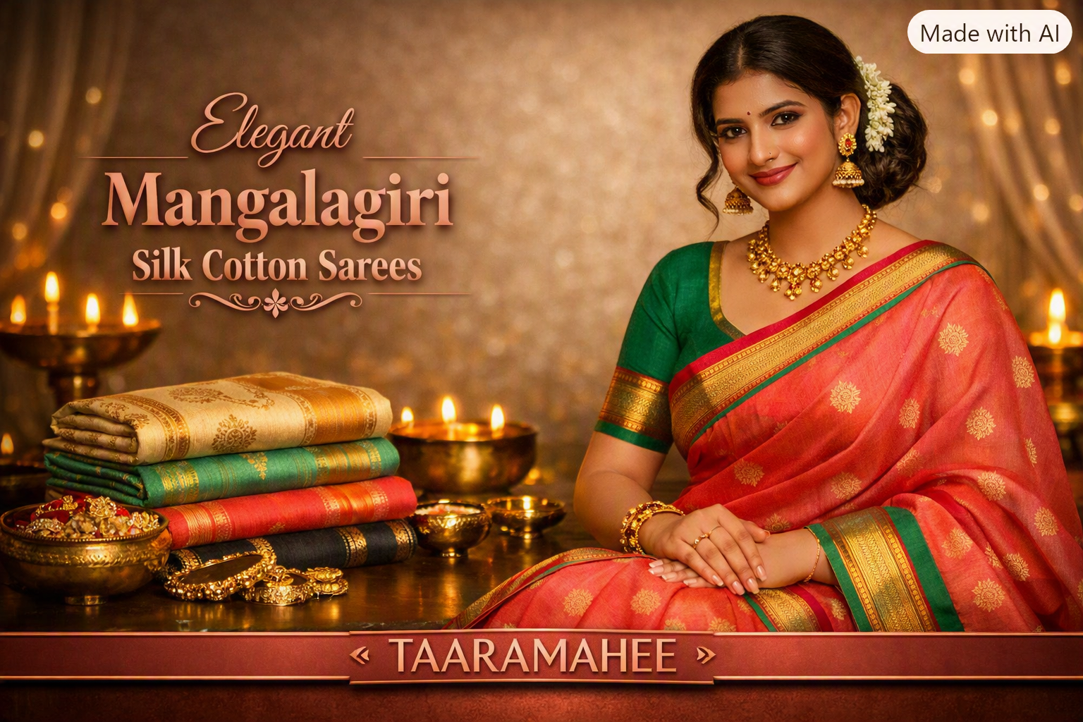 Mangalagiri Silk Cotton Sarees