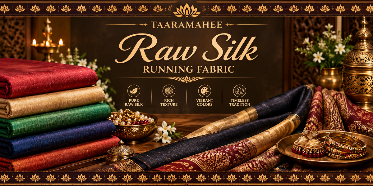 Raw Silk Running Fabric