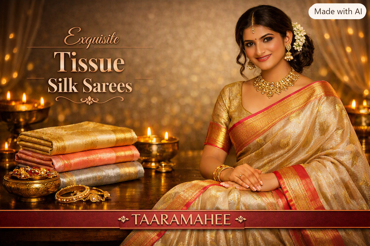 Tissue Silk Sarees