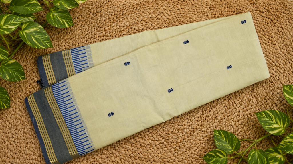 South Cotton Saree (Chettinad/Kanchi) – Timeless Elegance of Tamil Nadu ✨