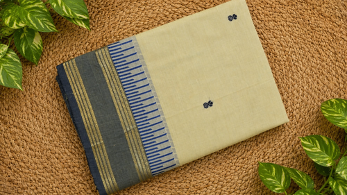 South Cotton Saree (Chettinad/Kanchi) – Timeless Elegance of Tamil Nadu ✨