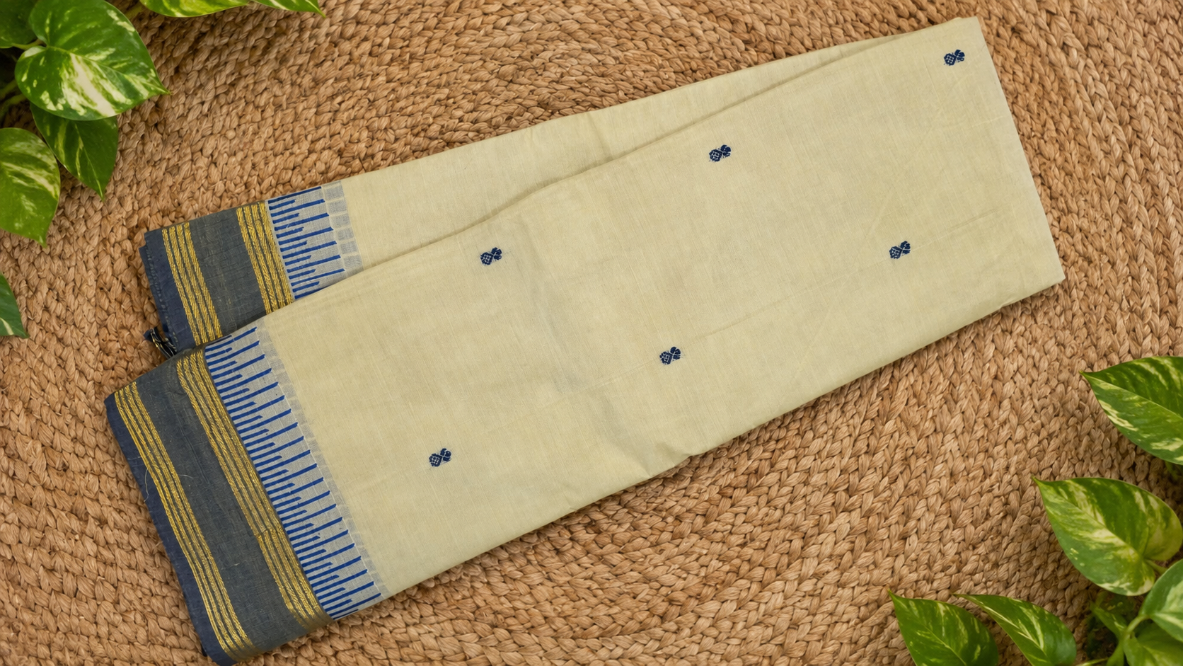 South Cotton Saree (Chettinad/Kanchi) – Timeless Elegance of Tamil Nadu ✨