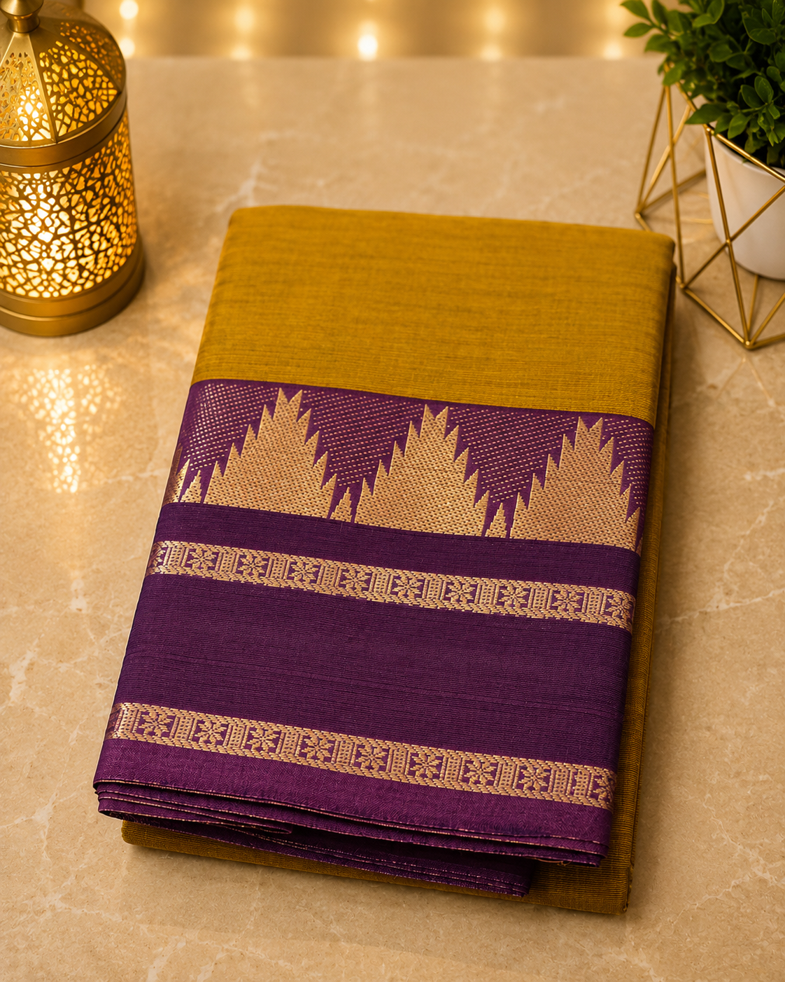 South Cotton Saree (Chettinad/Kanchi) – Timeless Elegance of Tamil Nadu ✨