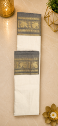 South Cotton Saree (Chettinad/Kanchi) – Timeless Elegance of Tamil Nadu ✨