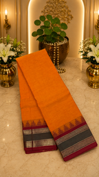 South Cotton Saree (Chettinad/Kanchi) – Timeless Elegance of Tamil Nadu ✨