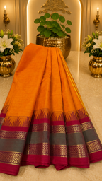 South Cotton Saree (Chettinad/Kanchi) – Timeless Elegance of Tamil Nadu ✨
