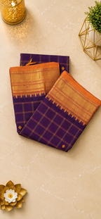 South Cotton Saree (Chettinad/Kanchi) – Timeless Elegance of Tamil Nadu ✨