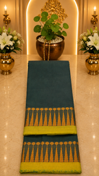 South Cotton Saree (Chettinad/Kanchi) – Timeless Elegance of Tamil Nadu ✨