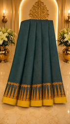South Cotton Saree (Chettinad/Kanchi) – Timeless Elegance of Tamil Nadu ✨