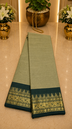 South Cotton Saree (Chettinad/Kanchi) – Timeless Elegance of Tamil Nadu ✨