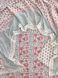 Cotton Crochet Lace  - Red White