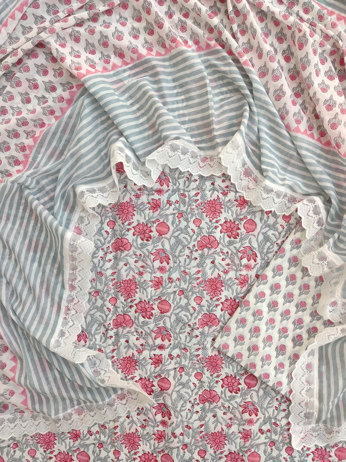 Cotton Crochet Lac - Red