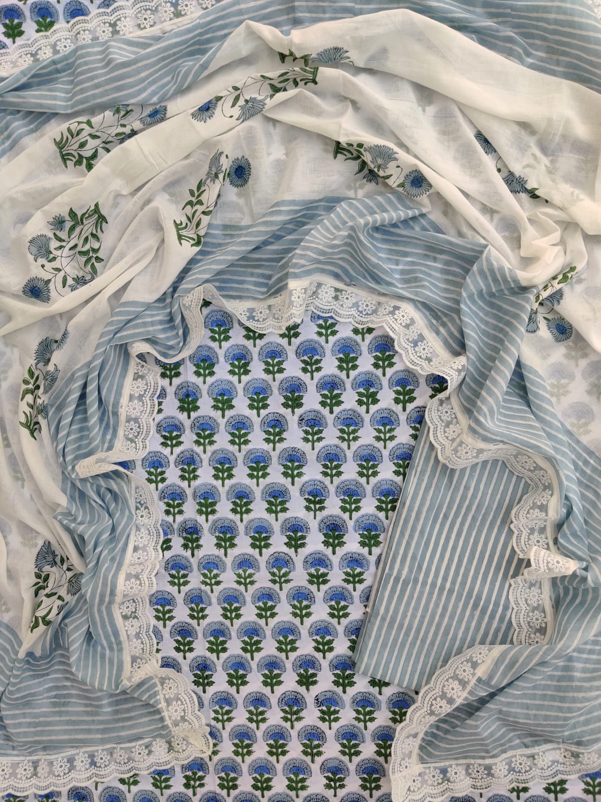 Cotton Crochet Lac - Blue