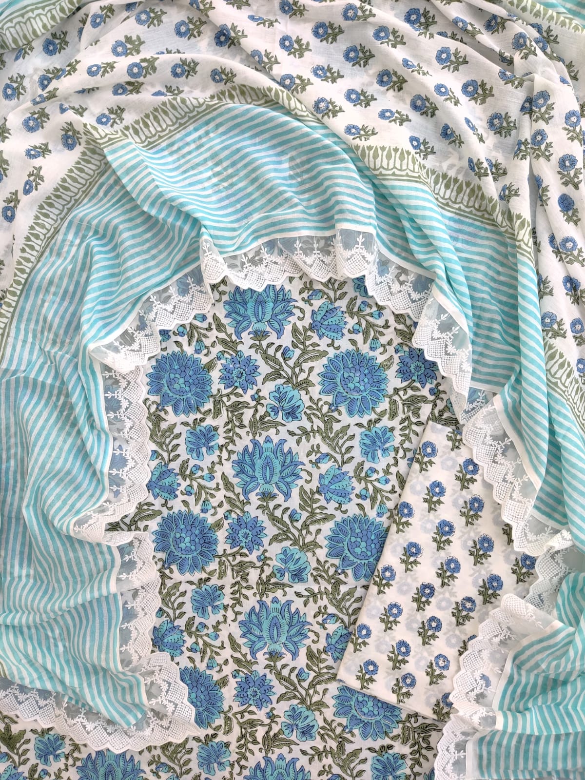 Cotton Crochet Lac - Blue