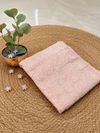 Premium Light Peach Colour Lucknowi Pure Georgette Full Suit
