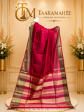 Premium Half Cotton Half Silk Saree with Resham Weaving