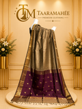 Maheshwari half cotton half silk zari weaving boader all over butti rich leaf butti pallu saree with blouse