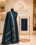 Maheshwari Cotton Silk Dress Material with Rewa Border