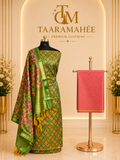Soft Silk Patola Print Dress Material