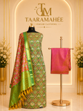 Soft Silk Patola Print Dress Material
