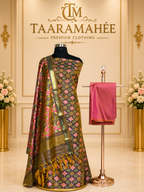 Soft Silk Patola Print Dress Material
