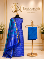 Soft Silk Patola Print Dress Material