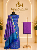 Soft Silk Patola Print Dress Material