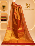Maheshwari pure tissue with Line boarder designer saree with blouse