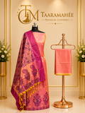 Soft Silk Patola Print Dress Material