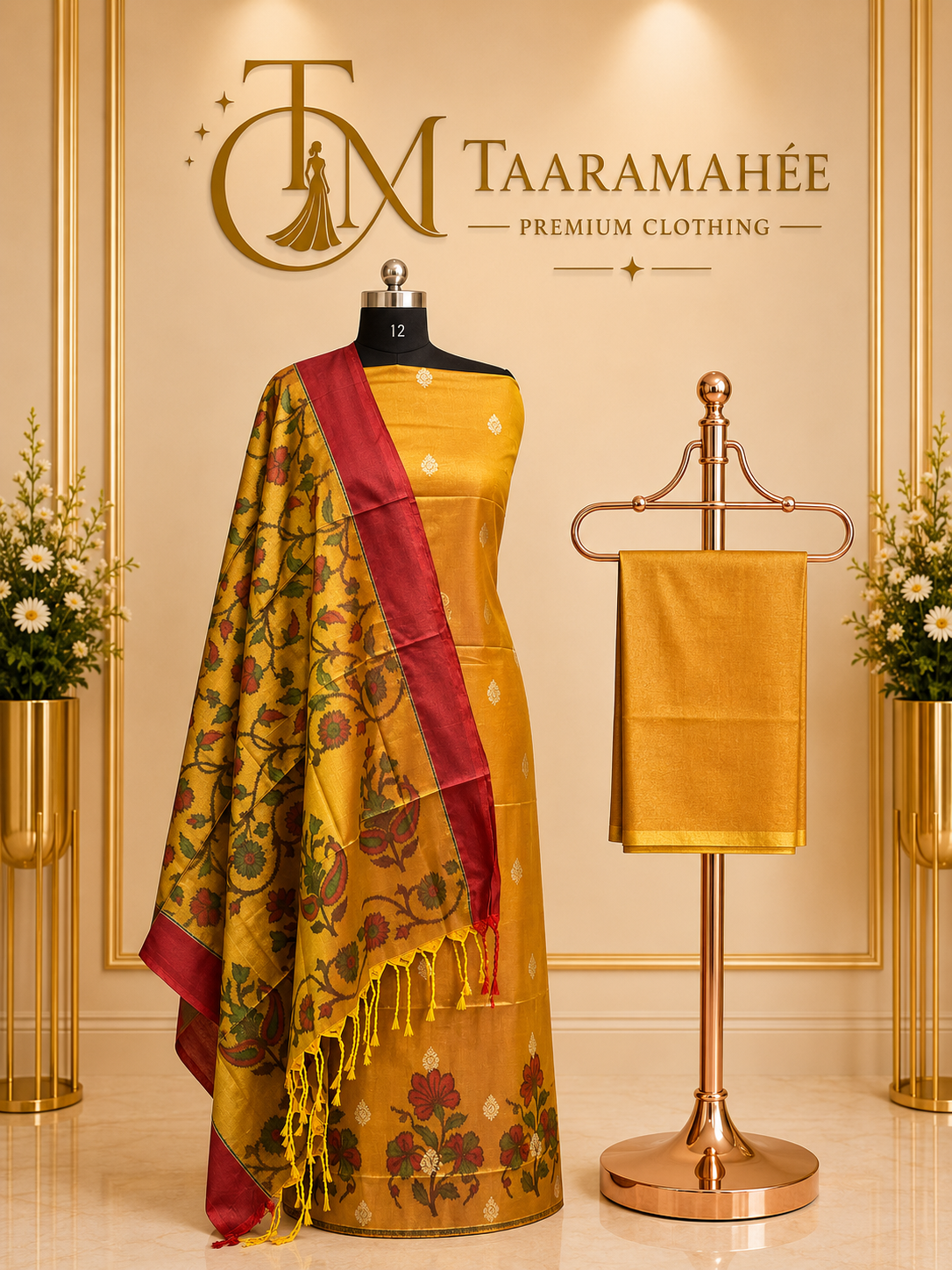 Soft Silk Patola Print Dress Material