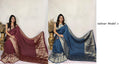 Ajhrakh Cotton Saree - Combo