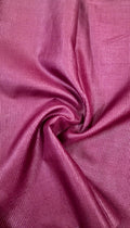 Premium Ribbed Pure Tussar Silk Running Material