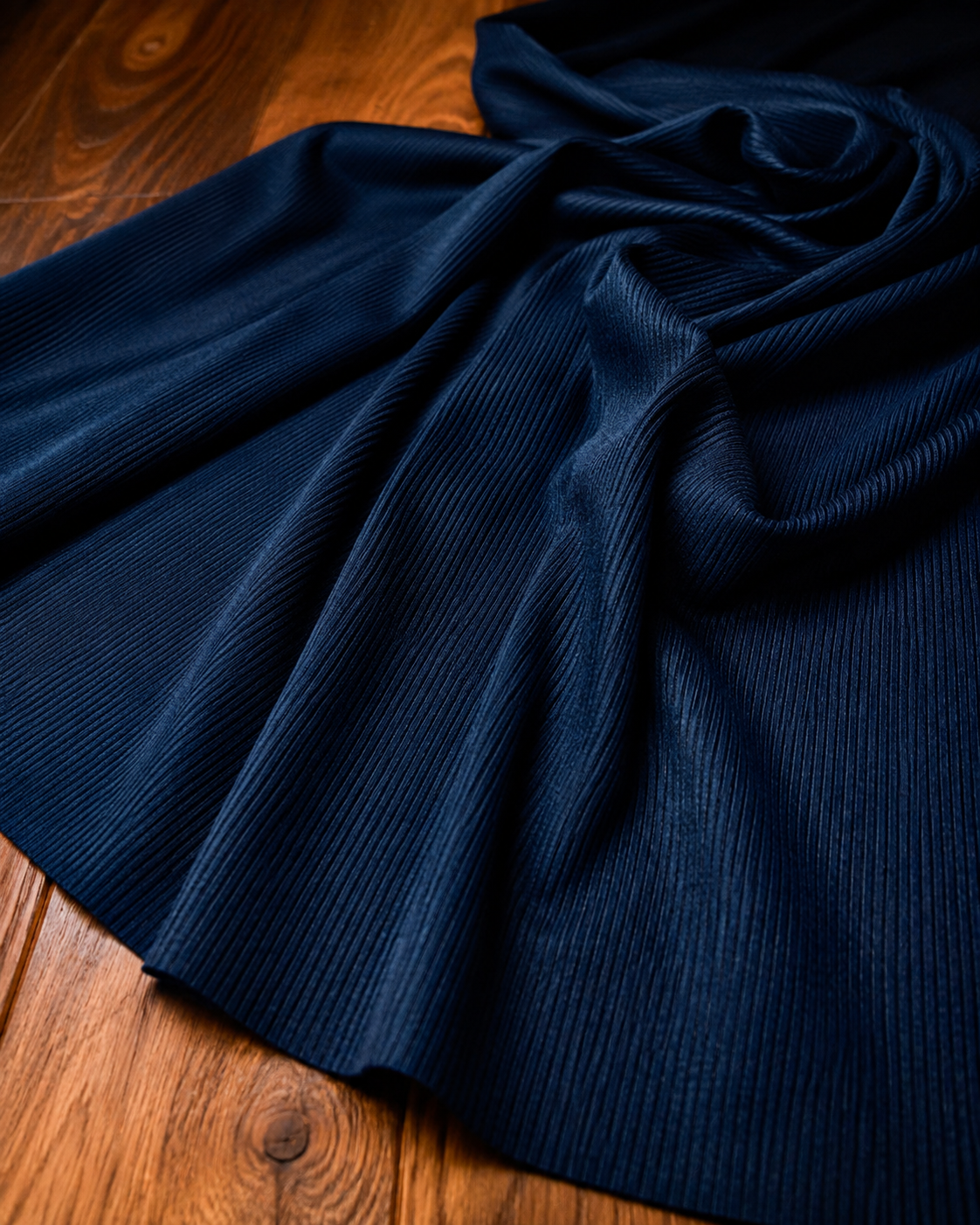 Premium Ribbed Pure Tussar Silk Running Material