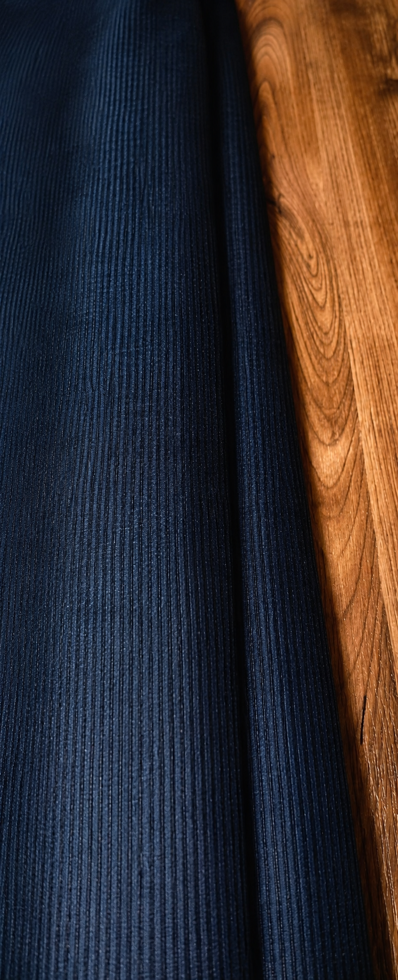 Premium Ribbed Pure Tussar Silk Running Material