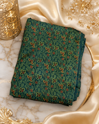 Ajrakh Hand Block Printed Modal Silk Running Fabric