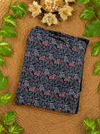 Ajrakh Hand Block Printed Modal Silk Running Fabric