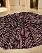Ajrakh Hand Block Printed Modal Silk Running Fabric