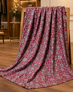 Ajrakh Hand Block Printed Modal Silk Running Fabric