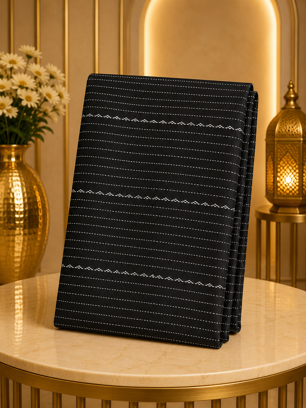 Premium Handloom Pure Cotton with Thread-Woven Butta