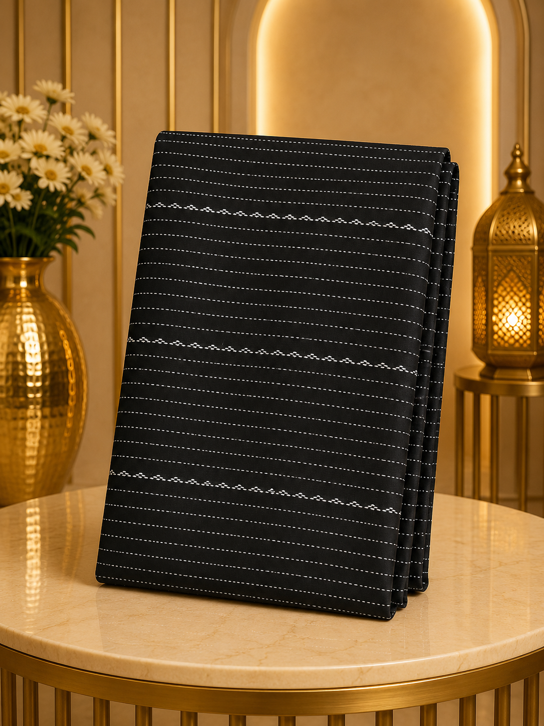 Premium Handloom Pure Cotton with Thread-Woven Butta