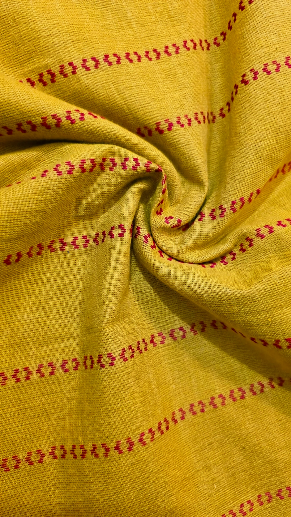 Premium Handloom Pure Cotton with Thread-Woven Butta