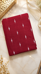 Premium Handloom Pure Cotton with Thread-Woven Butta