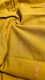 Premium Handloom Pure Cotton with Thread-Woven Butta