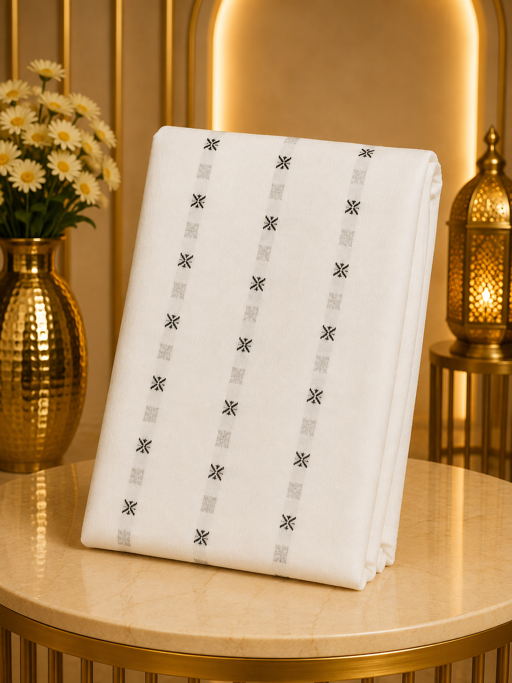 Premium Handloom Pure Cotton with Thread-Woven Butta
