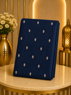 Premium Handloom Pure Cotton with Thread-Woven Butta