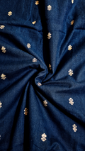 Premium Handloom Pure Cotton with Thread-Woven Butta