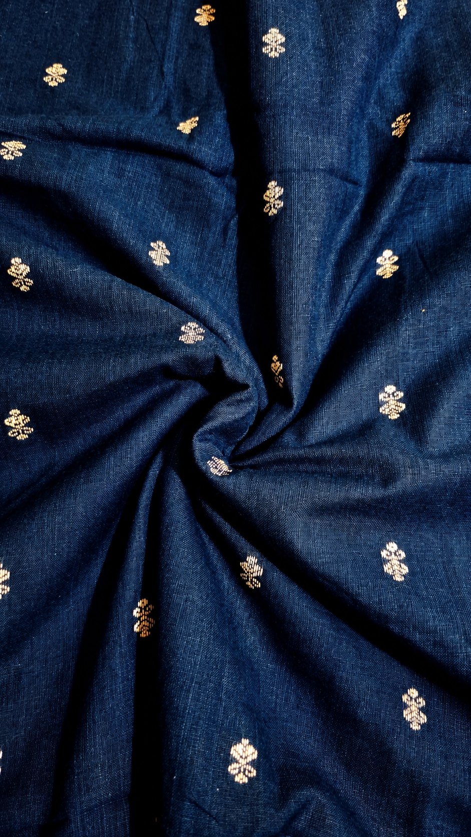 Premium Handloom Pure Cotton with Thread-Woven Butta
